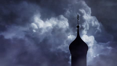 Fondo-De-Tormenta-De-Silueta-De-Iglesia-4k