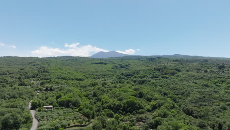 4K-Aerial-of-Mt-Etna,-Sicily,-Italy