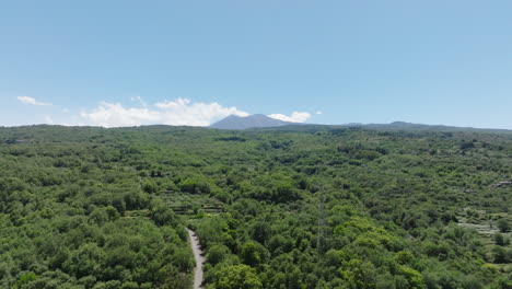 4K-Aerial-of-Mt-Etna,-Sicily,-Italy