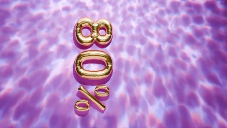 Golden-80%-Floating-Above-Water-Ripples-on-pink-background-vertical