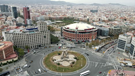 Barcelona-Spain,-Plaza-De-España-02