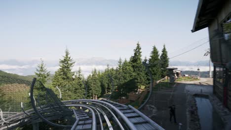 Coming-from-the-highest-point-of-the-alpine-coaster-down-to-the-trees