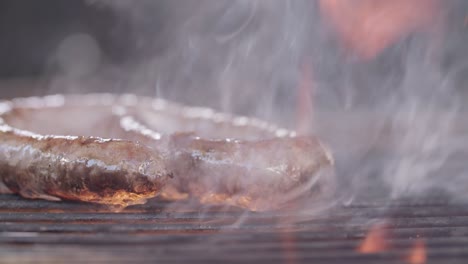 Beef-sausage-grilling-on-barbeque