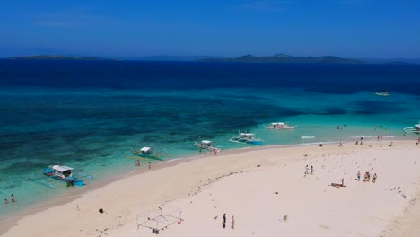 aerial-footage-of-Naked-Island-in-Siargao-Islands-Philippines