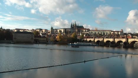 Landscape-of-Prague:-the-bridge-of-St