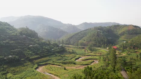 Vista-De-La-Ladera-Y-El-Valle-En-Ruanda-Fuera-De-Kigali