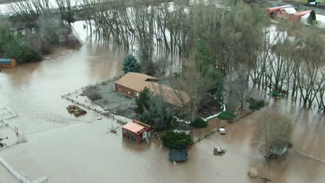 Aerial-footage-of-flooded-farmland-in-Washington-state