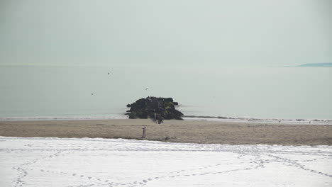 Coney-Island-Strand-Im-Winter