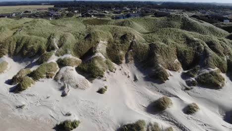 Hermosas-Dunas-En-Løkken,-Norte-De-Dinamarca