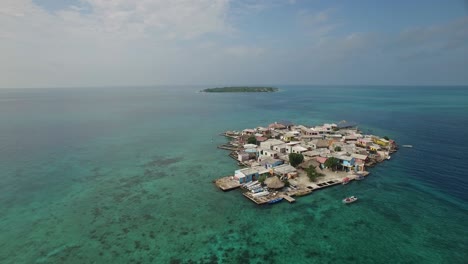 Die-Insel-El-Islote-Von-Oben-Gesehen