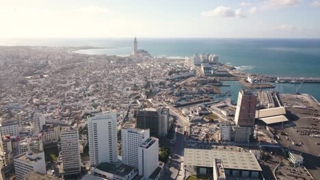 Una-Toma-Con-Dron-De-Casablanca-Durante-El-Confinamiento-Por-El-Coronavirus