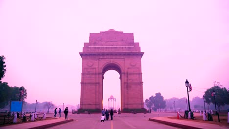 India-Gate-Delhi-is-a-war-memorial-on-Rajpath-road-New-Delhi