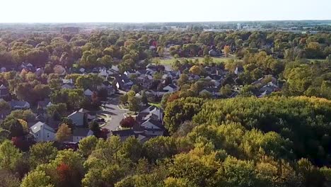 American-Residential-Neighborhoods-from-Above.-Aerial-Drone-View