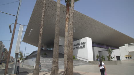 Blick-Auf-Den-Neuen-Bahnhof-In-Casablanca