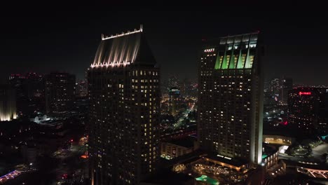 Hoteles-Grand-Hyatt-Y-Marriott-Marquis-En-Manchester-Frente-A-La-Bahía-En-El-Centro-De-San-Diego