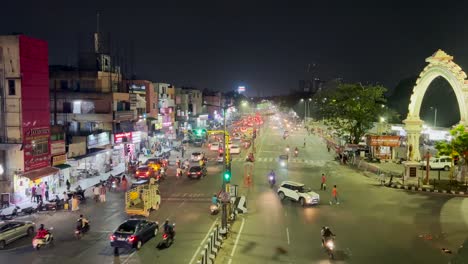 India-Urban-Traffic-|-Metropolitan-City-|-Chennai-|-Night-Life-|-Busy-Traffic