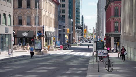 Downtown-Ottawa-on-a-sunny-summer-day-before-Canada-Day---4K