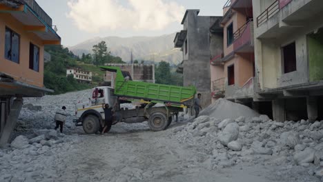 Sturzflut-Und-Erdrutsch-Ereigneten-Sich-In-Helambu,-Nepal