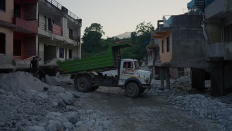 Sturzflut-Und-Erdrutsch-Ereigneten-Sich-In-Helambu,-Nepal