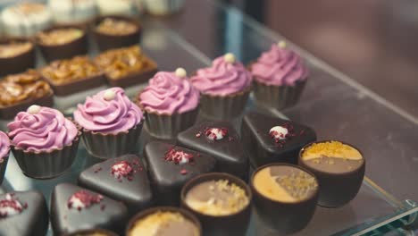 Assortment-of-artisanal-chocolates-and-truffles-displayed-at-Zagreb's-Chocolate-Museum