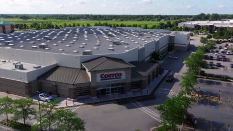 Cinematic-Establishing-Drone-Shot-Above-Costco-Wholesale-Retailer