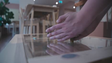 Interactive-chocolate-exhibit-with-hands-on-activity-at-Zagreb's-Chocolate-Museum