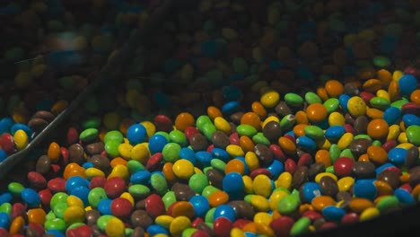 Close-up-of-colorful-candy-coated-chocolates-in-an-interactive-exhibit-at-Zagreb's-Chocolate-Museum