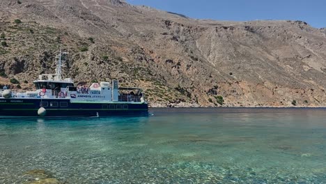 Loutro,-Kreta-Fähre,-Eine-Der-Transportmöglichkeiten