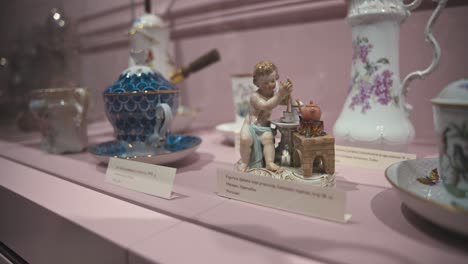 Exquisite-porcelain-chocolate-sets-and-figurines-displayed-at-Zagreb's-Chocolate-Museum