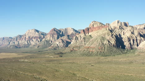 Magnífico-Paisaje-En-El-área-De-Conservación-Nacional-De-Red-Rock-Canyon,-Nevada,-Estados-Unidos,-Norteamérica