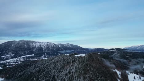 Aerial-view-of-Partnachklamm-,a-scenic-location-and-nature-attraction-in-Germany-near-Garmisch-Paterkirchen