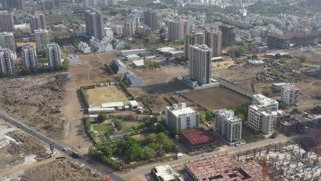 The-drone-camera-is-moving-to-the-side-and-many-high-rise-buildings-are-also-visible