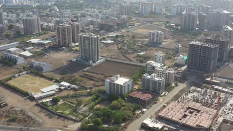 Many-high-rise-buildings-are-visible-in-the-distance-within-the-drone-camera