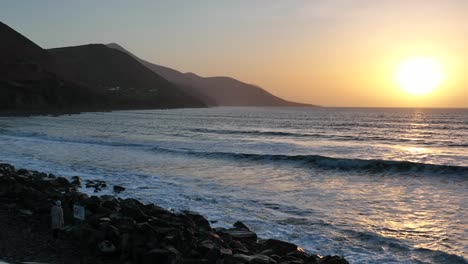 Rossbeigh-Beach,-County-Kerry,-Irland,-März-2022