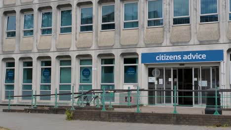 Citizens-Advice-offices-located-in-the-city-centre,-providing-public-services,-Exeter,-Devon,-UK,-July-2024