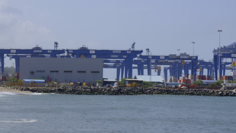 Vizhinjam-International-Seaport,-India-welcomed-its-first-cargo-ship-at-the-newly-built-trans-shipment-port-in-Vizhinjam,-Kerala