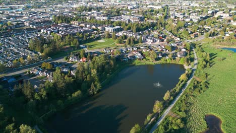 Eine-Schöne-Lage-In-Der-Nähe-Von-Langley-City,-Kanada