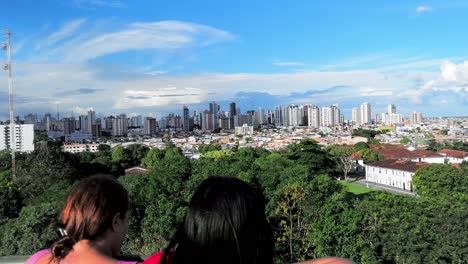 Brasilien,-Pará:-Panoramablick-über-Die-Stadt-Belém,-Aufgenommen-Vom-Leuchtturm-Mangal-Das-Garças