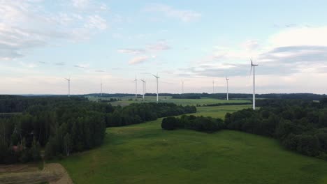 Wind-Turbine-green-energy-production-farm-in-Green-Countryside