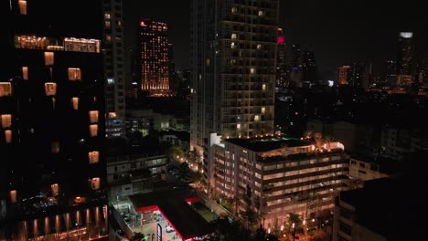 Bangkok-Night-Scene-In-Thailand---Drone-Shot