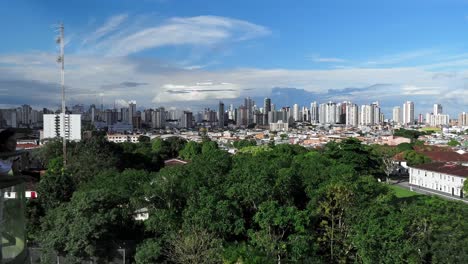 Brasilien,-Pará:-Panoramablick-über-Die-Stadt-Belém,-Aufgenommen-Vom-Leuchtturm-Mangal-Das-Garças