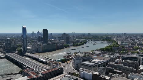 London-skyline-flyover-look-footage