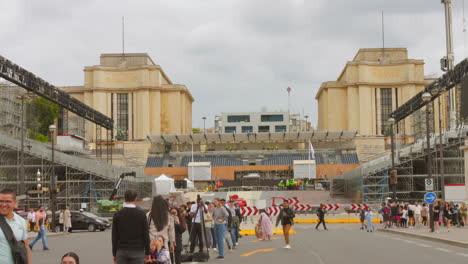 People-gather-at-Trocadero-in-Paris-as-preparations-are-underway-for-the-2024-Summer-Olympics