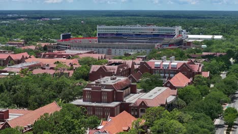 Ben-Hill-Griffin-Stadium-In-Gainesville,-Umgeben-Vom-Campus-Der-University-Of-Florida