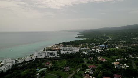 Beautiful-drone-shot-of-blue-sky-turquoise-water-in-st