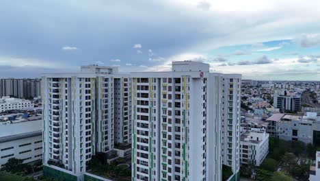 Aerial-Shot-of-Building-in-Chennai-City