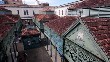 Fotografía-Cenital-Del-Mercado-Municipal-Francisco-Bolonia-En-Belém.