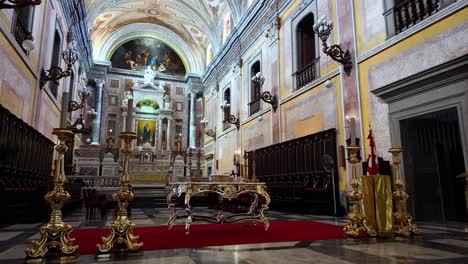 Belém,-Pará,-Brasil:-Vista-Del-Altar-De-La-Catedral-Metropolitana-De-Belém,-Nossa-Senhora-Da-Graça