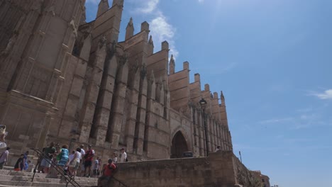 Palma-De-Mallorca-Cathedral-Santa-Maria-Gothic-style,-Balearic-Islands-Spain