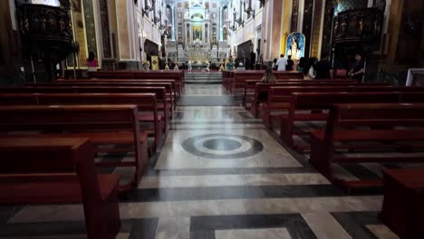 Belém,-Pará,-Brazil:-Interior-view-of-the-central-nave-of-the-Metropolitan-Cathedral-of-Belém,-Nossa-Senhora-da-Graça